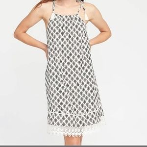 Old Navy Embroidered Embellished Halter Dress- NWT, Size Medium